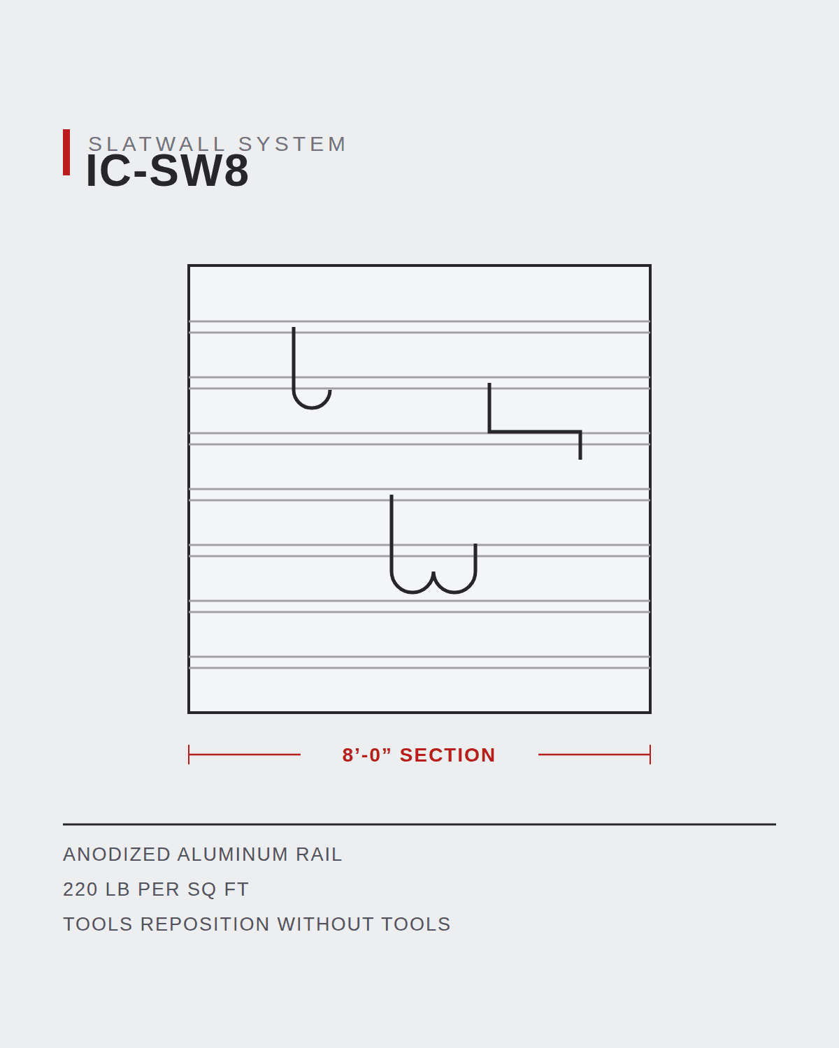 IC-SW Slatwall