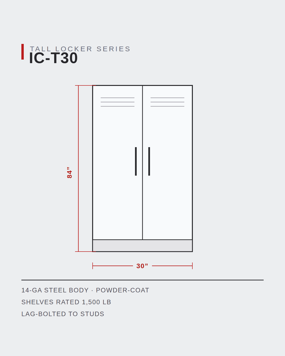 IC-T Tall Lockers